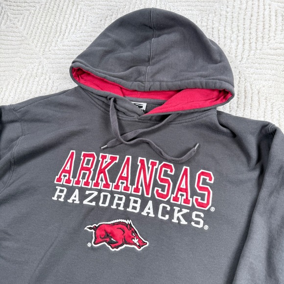 Stadium Athletics Other - Stadium Athletics Arkansas Razorbacks Hoodie Men XL Gray Hogs SEC NCAA Football